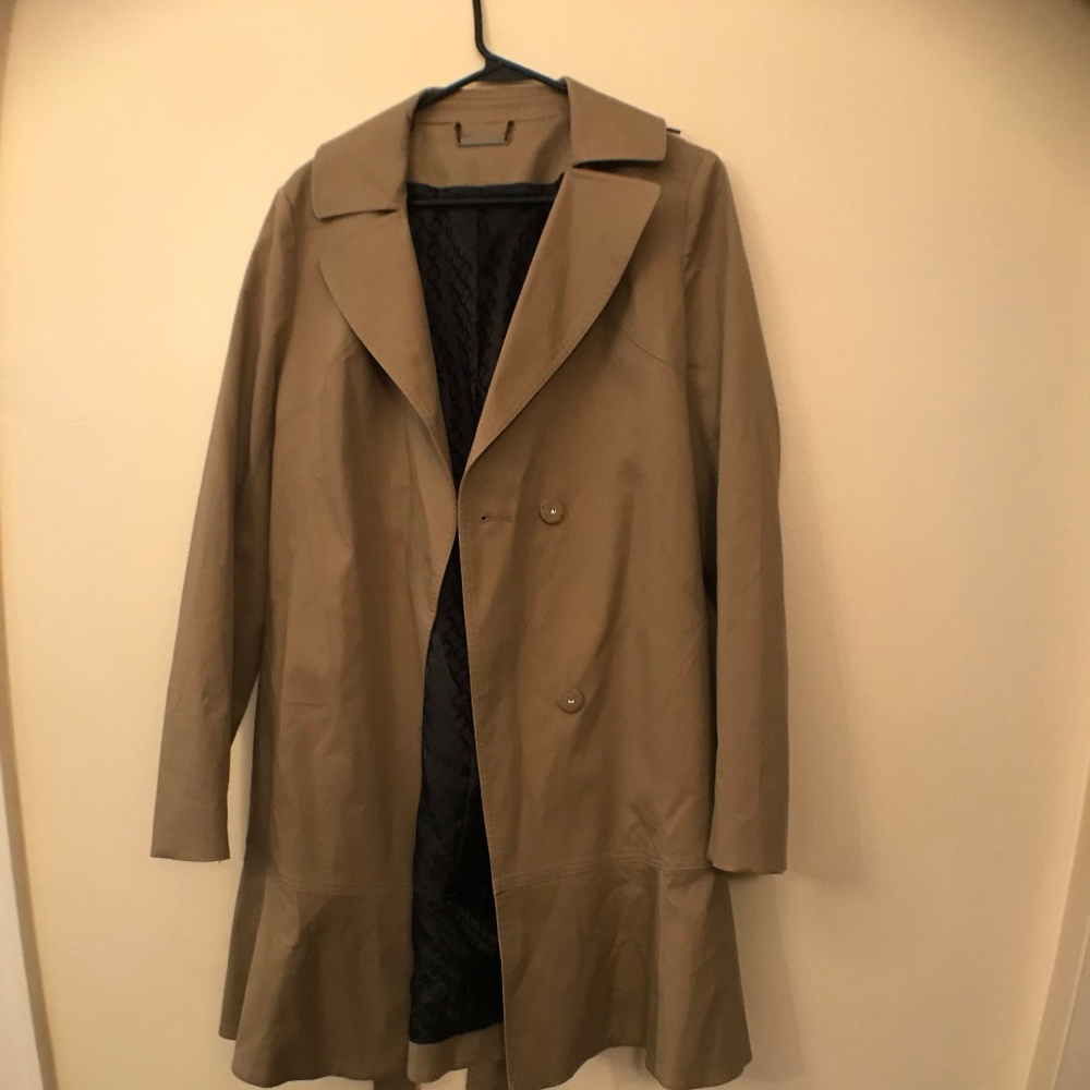 Diane Von Furstenburg Kadence Flare Trench Coat
